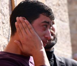 جماهير حاشدة بالخليل تشيع جثامين الخمسة شهداء  ‫(29024652)‬ ‫‬