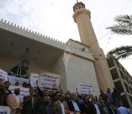  وقفة   رفضا لقرار الاحتلال الاسرائيلي بمنع الأذان في القدس والداخل الفلسطيني المحتل (5)