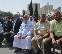 الاحتفال بذكرى شهداء سفينة مرمرة التركية في غزة