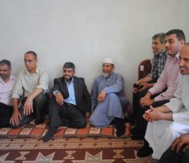 قيادة الجهاد برفح تزور عوائل الشهداء والاسرى‏