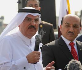 السفير القطر يزور قطاع غزة ‫(287326725)‬ ‫‬