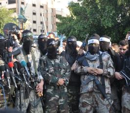 مؤتمر صحفي لعدد من اذرع المقامة