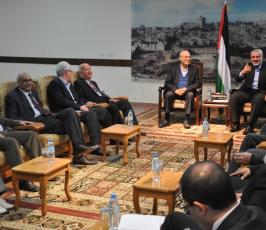 بالصور:فتح وحماس تعقدان لقاء مشترك في غزة حول المصالحة