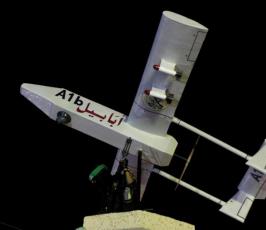 كتائب القسام تفتتح مجسم لطائرة أبابيل في الشجاعية ‫(1)‬