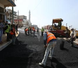  رصف شوارع متفرقة في مدينة غزة ‫(246928306)‬ ‫‬