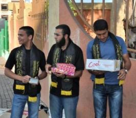 الرابطة الاسلامية تنظم حملة استقبال طلبة توجيهى