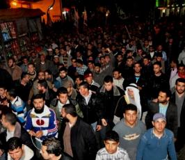 جماهير غزة تحتفل ببشائر الانتصار
