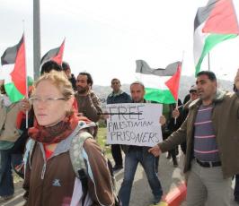 علم فلسطين فوق مستوطنة "اليعازر" جنوب بيت لحم