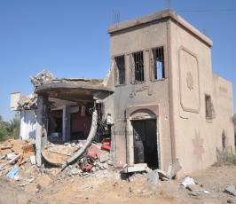 قصف منازل 2014