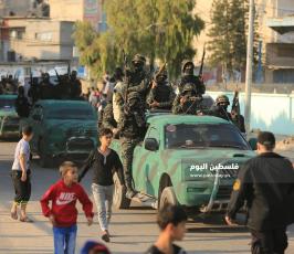 سرايا القدس عرض عسكرى فى الذكرى السنوية الاولى لاستشهاد القائد بهاء ابو العطا (16).JPG