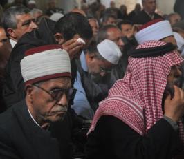 بالصور:غزة تودع العلامة المفتي عبدالكريم الكحلوت