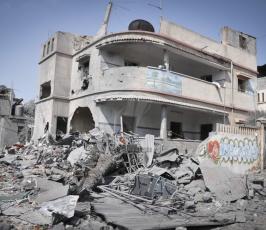 قصف منازل 2014