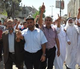 مسيرة غضب فى رفح نصرة للقدس ‫(30400910)‬ ‫‬