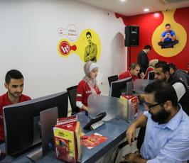 افتتاح مقر شركة الوطنية موبايل في مدينة غزة ‫(38994456)‬ ‫‬