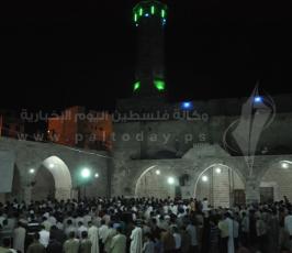 ليلة القدر في مساجد غزة