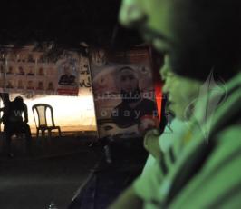 ليلة القدر أمام مقر الصليب الأحمر بغزة