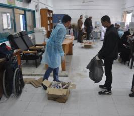 الرابطة الاسلامية تطلق حملة تنظيف مشافى القطاع