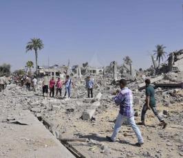 قصف منازل2014