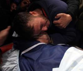 خاص فلسطين اليوم..الشهيد محممد عصفور (22 عاماً) لدى وصوله مستشفى رام الله
