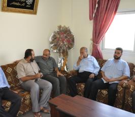 الجهاد شمال غزة يزور مراكز الشرطة
