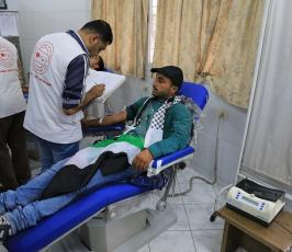 حركة  فتح  تنظم حملة التبرع بالدم ل ‫(29024649)‬ ‫‬