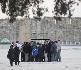  مستوطنون يقتحمون المسجد الأقصى المبارك وسط حراسة شرطية مشددة