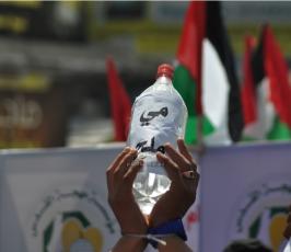 مسيرة نصرة للاسرى الاداريين