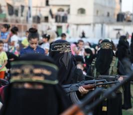 شقائق الرجال خلال مشاركتهن بمهرجان رباط الدم  ‫(29536138)‬ ‫‬