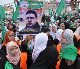 غزة: حماس تنظم مهرجاناً جماهيرياً حاشداً في ذكرى استشهاد قادتها