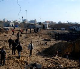 طائرات الاحتلال تغير على موقع تابع للمقاومة الفلسطينية بغزة