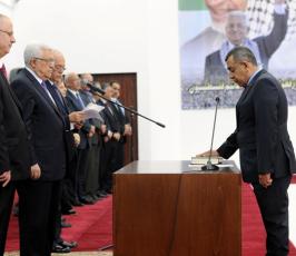 حكومة الحمد لله وتادية اليمين الدستورية