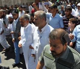 غزة: جماهير حاشدة تشارك بمسيرة يوم القدس العالمي