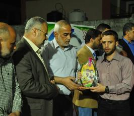  مهجة القدس وجمعية واعد تكرمان ذوى أسرى شمال القطاع ‫(29614494)‬ ‫‬