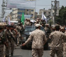 تشيع جثمان الشهيد القسامي نضال الجعفراوي الذي ارتقى إثر تفجير انتحاري شرق رفح (11)