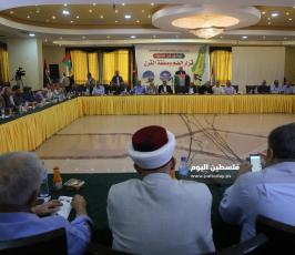 الفصائل الفلسطينية تعقد لقاء وطنياً بعنوان موحدون في مواجهة قرار الضم والصفقة (13).JPG