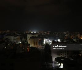 غزة  كهرباء  قصف (6).JPG