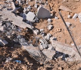 بالصور: مشاهد من القصف الصهيوني على مدينة غزة لليلة أمس