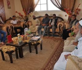 الجهادبرفح يزور عوائل الشهداء والاسرى بحلول شهر رمضان ضمن حملة تكافل الخير ‫(31290770)‬ ‫‬