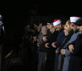 صلاةالعشاء في الساحات العامة بدعوة من الجهاد الإسلامي نصرة للقدس (13)