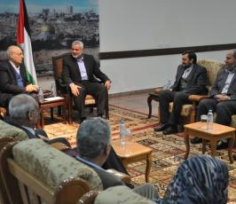 بالصور:فتح وحماس تعقدان لقاء مشترك في غزة حول المصالحة