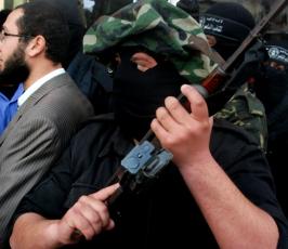 مؤتمر صحفى لكتائب الناصر صلاح الدين بغزة