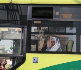 حجاج بيت الله الحرام يغادرون قطاع غزة لأداء مناسك الحج ‫(1)‬ ‫‬