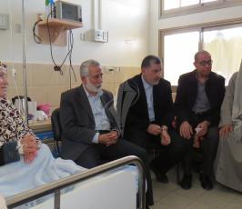 وفد من حركة الجهاد  فى زيارة لخنساء فلسطين الحاجة أم رضوان الشيخ خليل ‫(294192128)‬ ‫‬