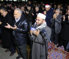 صلاةالعشاء في الساحات العامة بدعوة من الجهاد الإسلامي نصرة للقدس (29)
