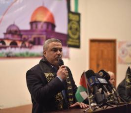  مؤتمر شعبى نصرةً للقدس فى خانيونس ‫(38732299)‬ ‫‬