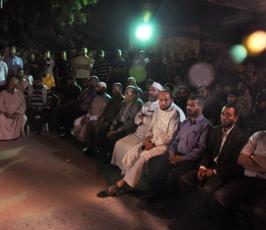 حفل بذكرى الاسراء والمعراج نظمته حركة الجهاد على امام الصليب الاحمر بغزة