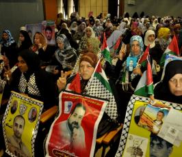 مهرجان حاشد بذكرى وفاء الاحرار وتحرير الاسرى بمركز رشاد الشوا بغزة