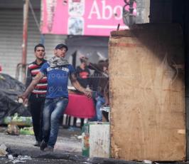 مواجهات مع الاحتلال في أعقاب تشييع الشهيد أنس الأطرش في الخليل