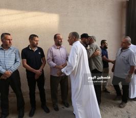 الجهاد الإسلامي وسرايا القدس تنظمان  زيارة لعوائل شهداء الشجاعية (4).JPG
