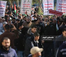 القوى الوطنية والإسلامية تنتفض في غزة ضد صفقة ترامب (5).JPG